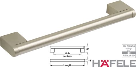 hafele steel bar handle